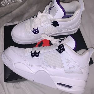 AJ 4 Metallic Purple